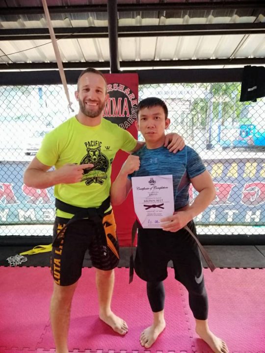 Promoted Brown belt Luta Livre from Mestre Antonio Battistessa